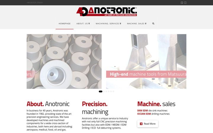 Ekrano kopija anotronic.co.uk