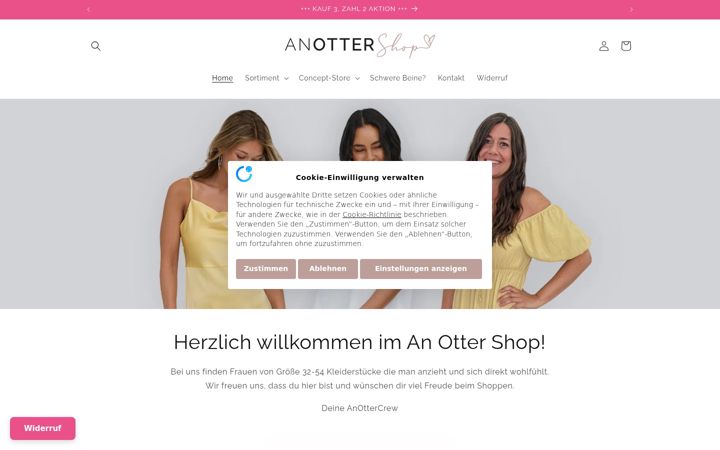 Screenshot of anotter.shop
