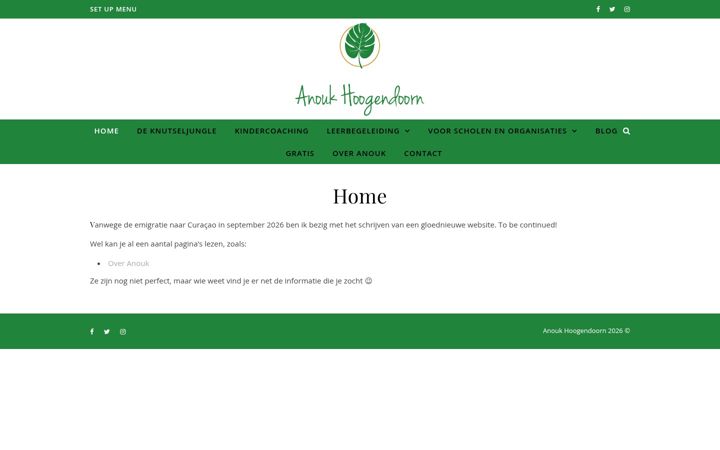 Snimka zaslona za anouk-hoogendoorn.com