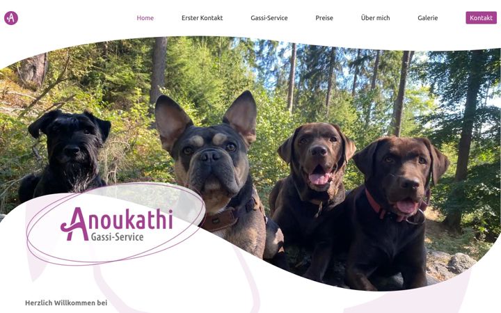 Screenshot of anoukathi.de