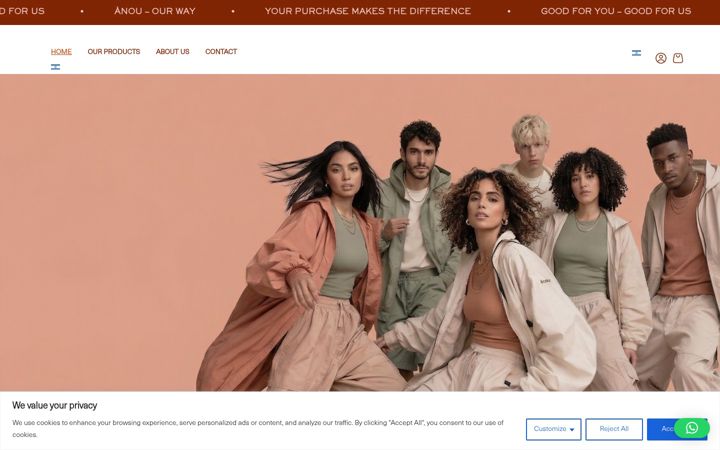 Screenshot of anoulavoie.com
