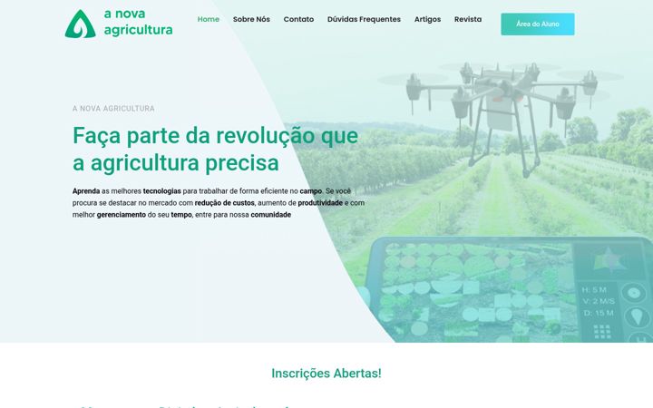 Kuvakaappaus sivustosta anovaagricultura.com.br