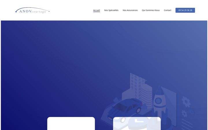 Screenshot of anovcourtage.com