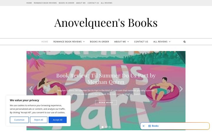 Snimka zaslona za anovelqueen.com