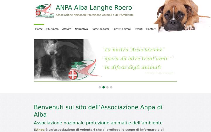 Snimka zaslona za anpa-albalangheroero.it