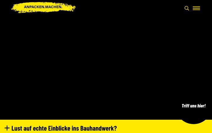 Snimka zaslona za anpackenmachen.de