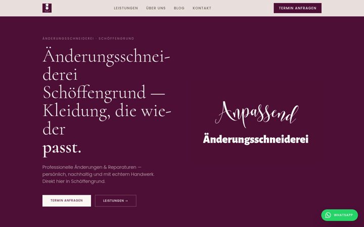 Screenshot of anpassend.com