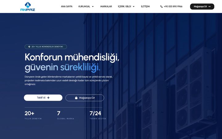 Screenshot of anpaz.com.tr
