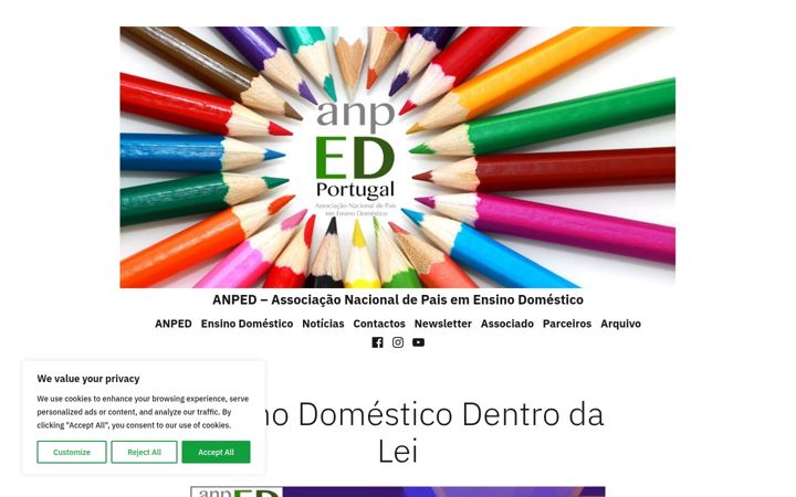 Screenshot di anped.pt