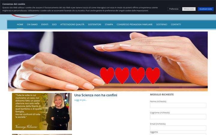 Screenshot di anpef.org