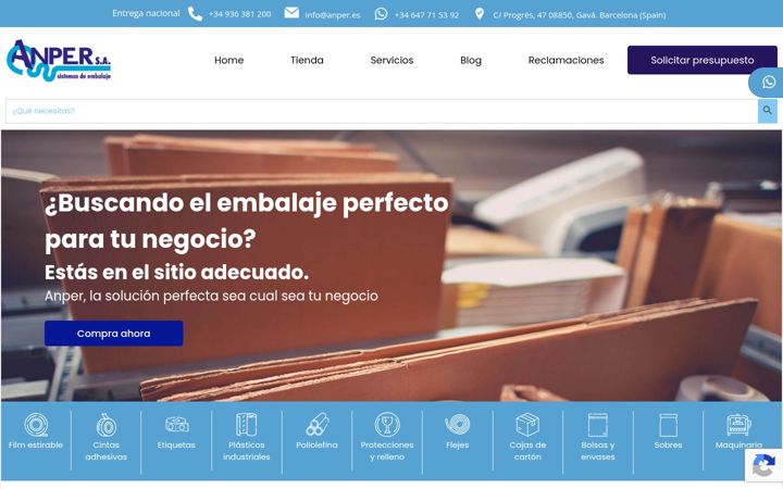 Screenshot di anper.es