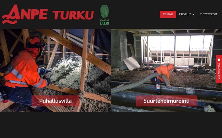 Screenshot di anpeturku.fi