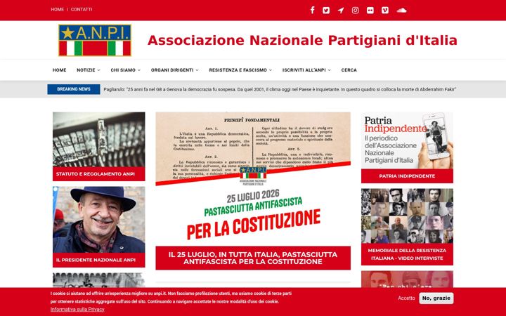 Screenshot of anpi.it