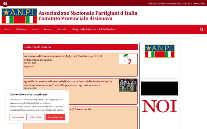 Screenshot of anpigenova.it