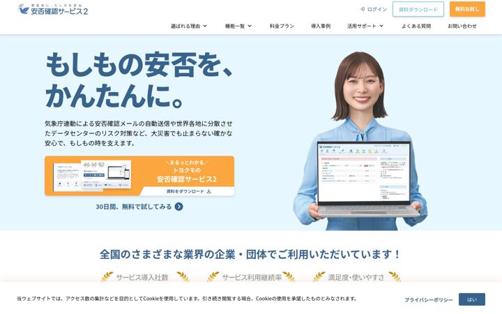 Screenshot of anpikakunin.com