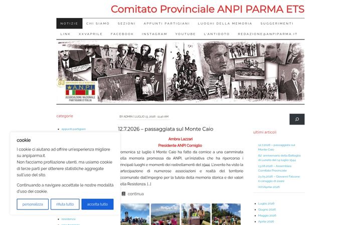 Screenshot of anpiparma.it