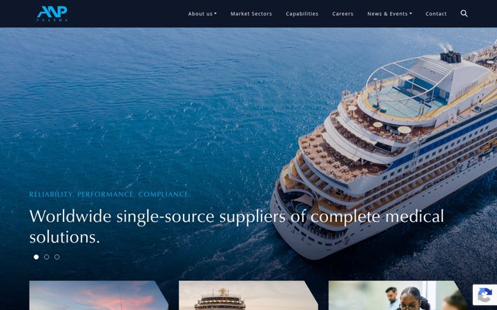 Screenshot of anppharma.co.uk