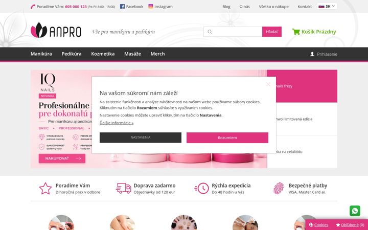 Ekrano kopija anpro.sk
