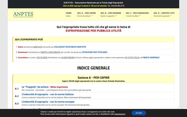 Screenshot of anptes.org
