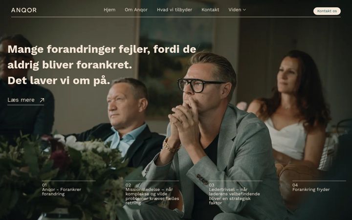 Skærmbillede af anqor.dk