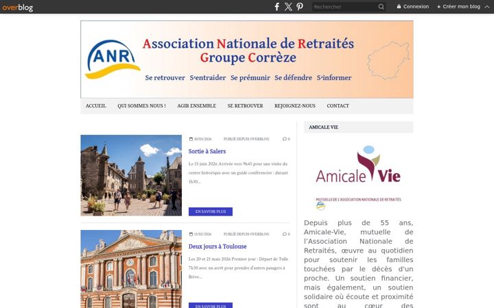 Screenshot of anr19.fr