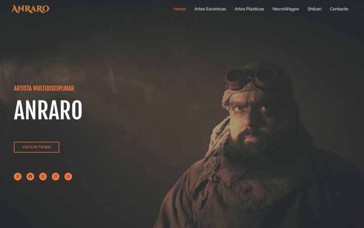 Screenshot of anraro.art