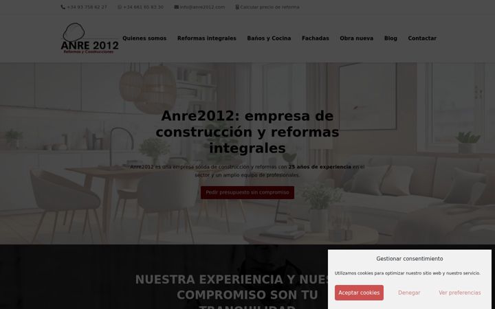 Zrzut ekranu anre2012.com