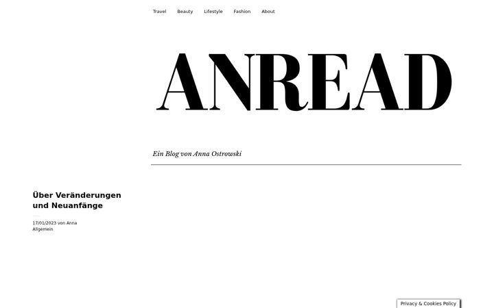 Screenshot of anread.de