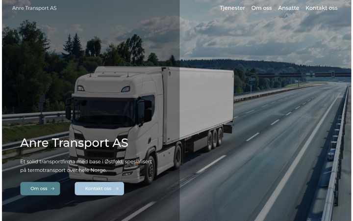 Screenshot of anretransportas.no