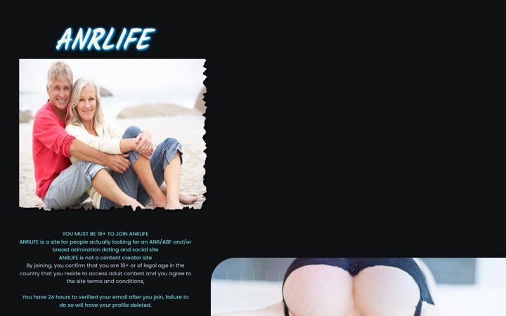 Screenshot of anrlife.com