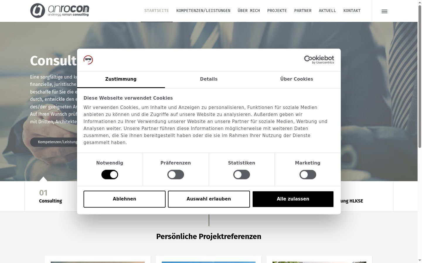 Zrzut ekranu banera zgody wyświetlanego przed jakąkolwiek interakcją