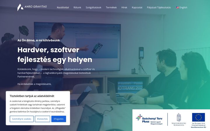 Zrzut ekranu anrogravitas.com