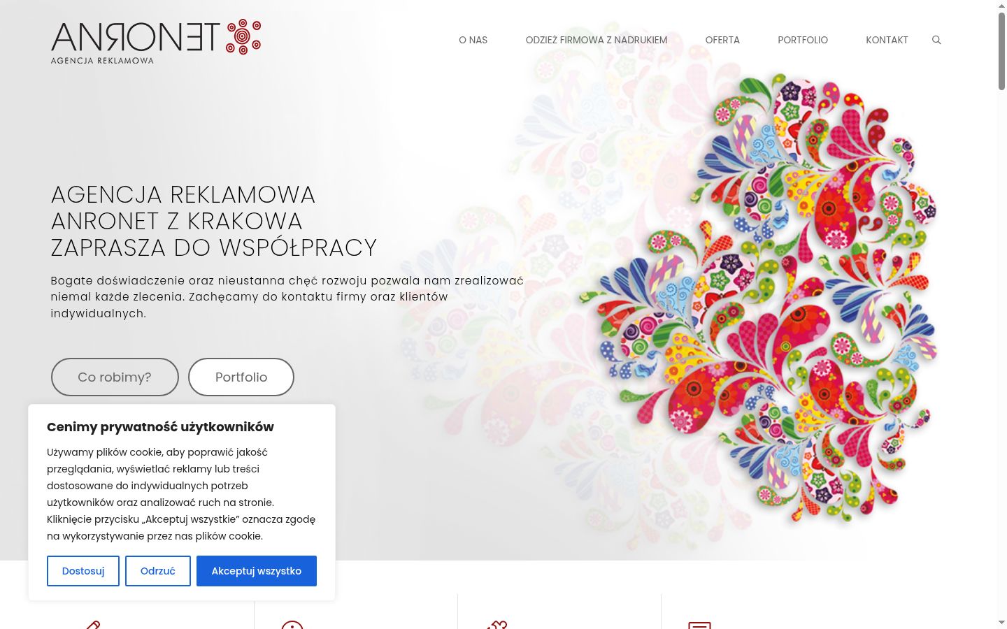 Sutikimo reklamjuostės, rodytos prieš bet kokią sąveiką, ekrano kopija