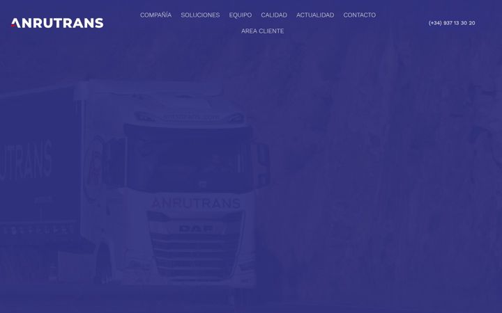 Zrzut ekranu anrutrans.com