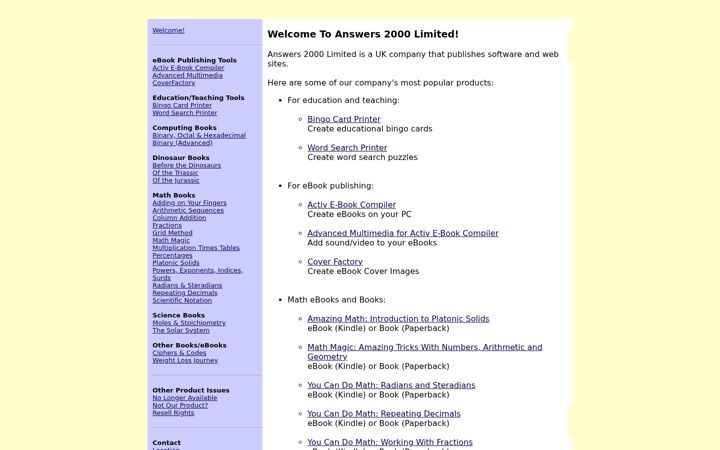 Zrzut ekranu ans2000.com
