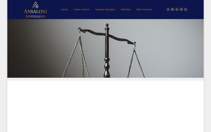 Screenshot of ansaloni.adv.br