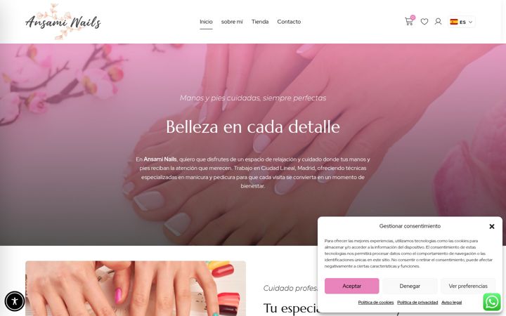 Screenshot of ansaminails.com