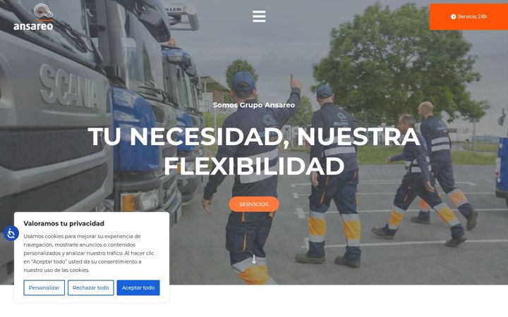 Zrzut ekranu ansareo.com
