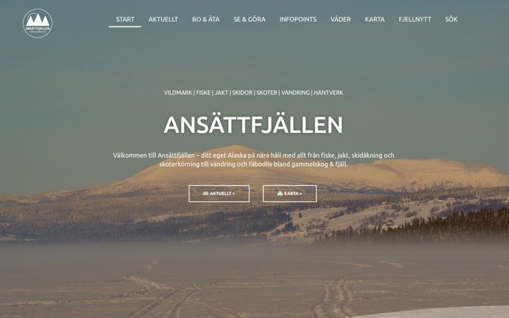 Screenshot of ansattfjallen.com