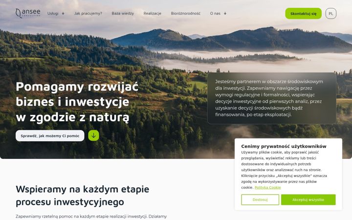 Screenshot of ansee.pl