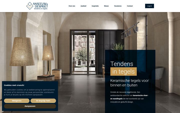 Screenshot of anseeuwdespriet.be
