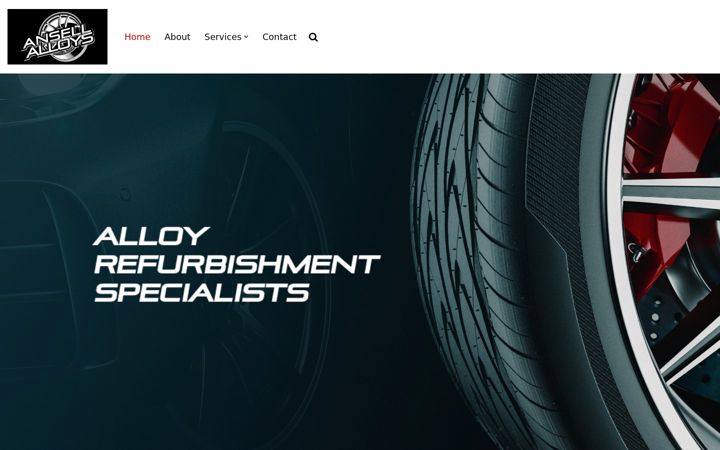 Screenshot of ansellalloys.co.uk