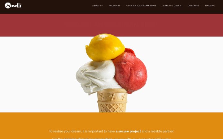 Screenshot of anselli.it