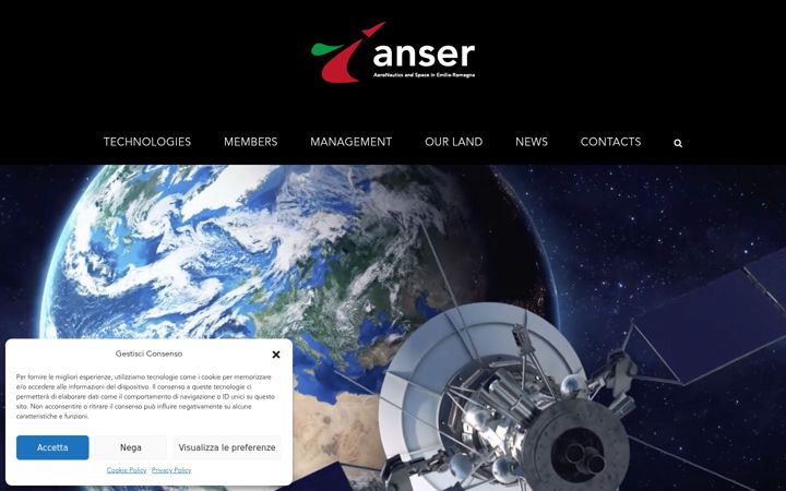 Ekraanipilt saidist anser-it.it