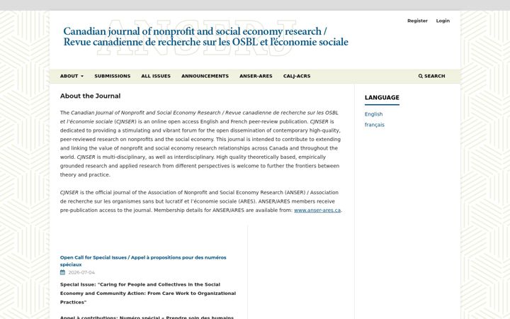 Screenshot of anserj.ca