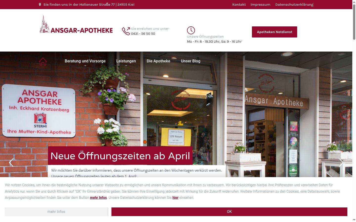 Screenshot tal-banner tal-kunsens muri qabel kwalunkwe interazzjoni