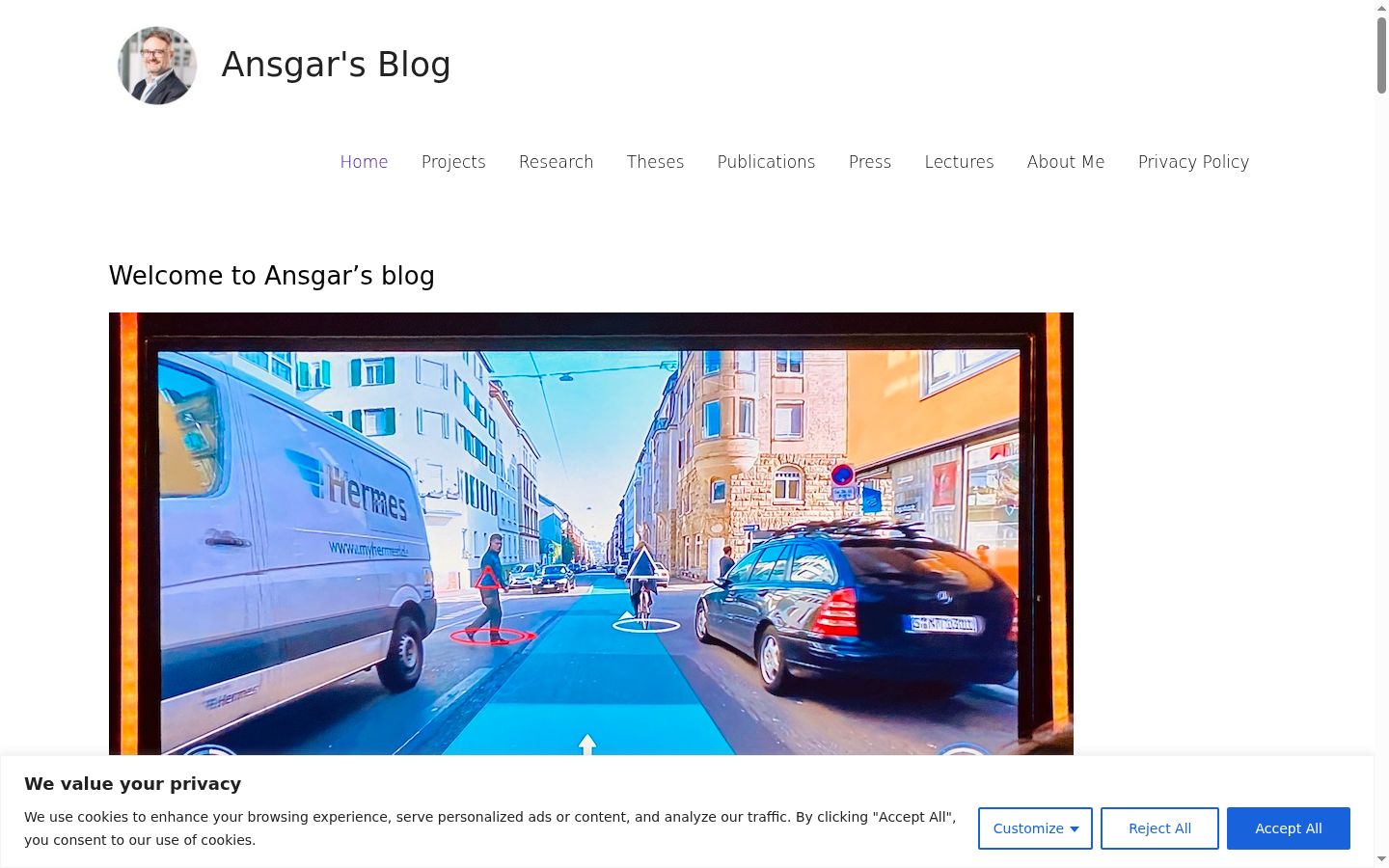 Screenshot tal-banner tal-kunsens muri qabel kwalunkwe interazzjoni