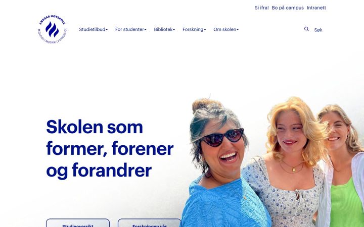 Ekrano kopija ansgarhoyskole.no
