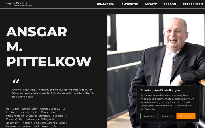Screenshot of ansgarpittelkow.de