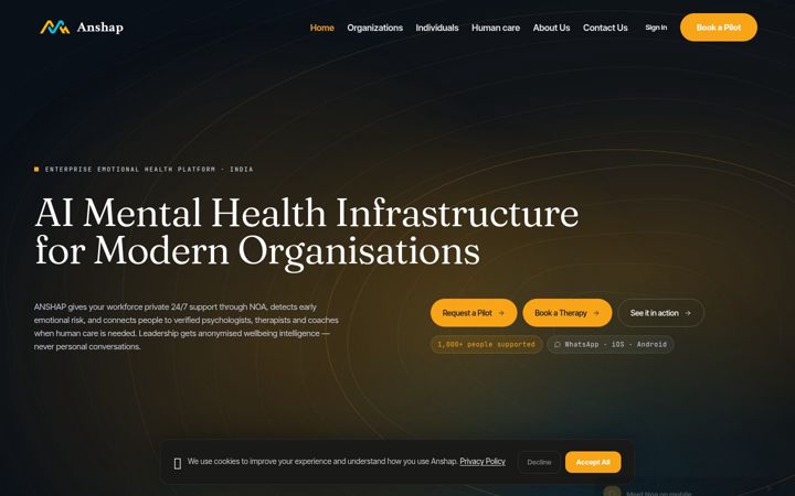 Screenshot of anshap.com